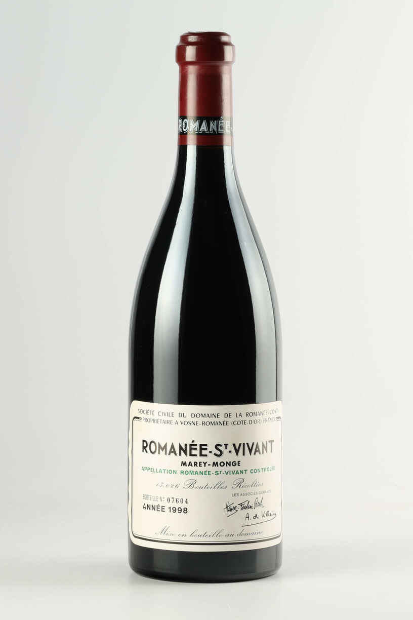 De La Romanee Conti Romanee Saint Vivant Grand Cru 1998