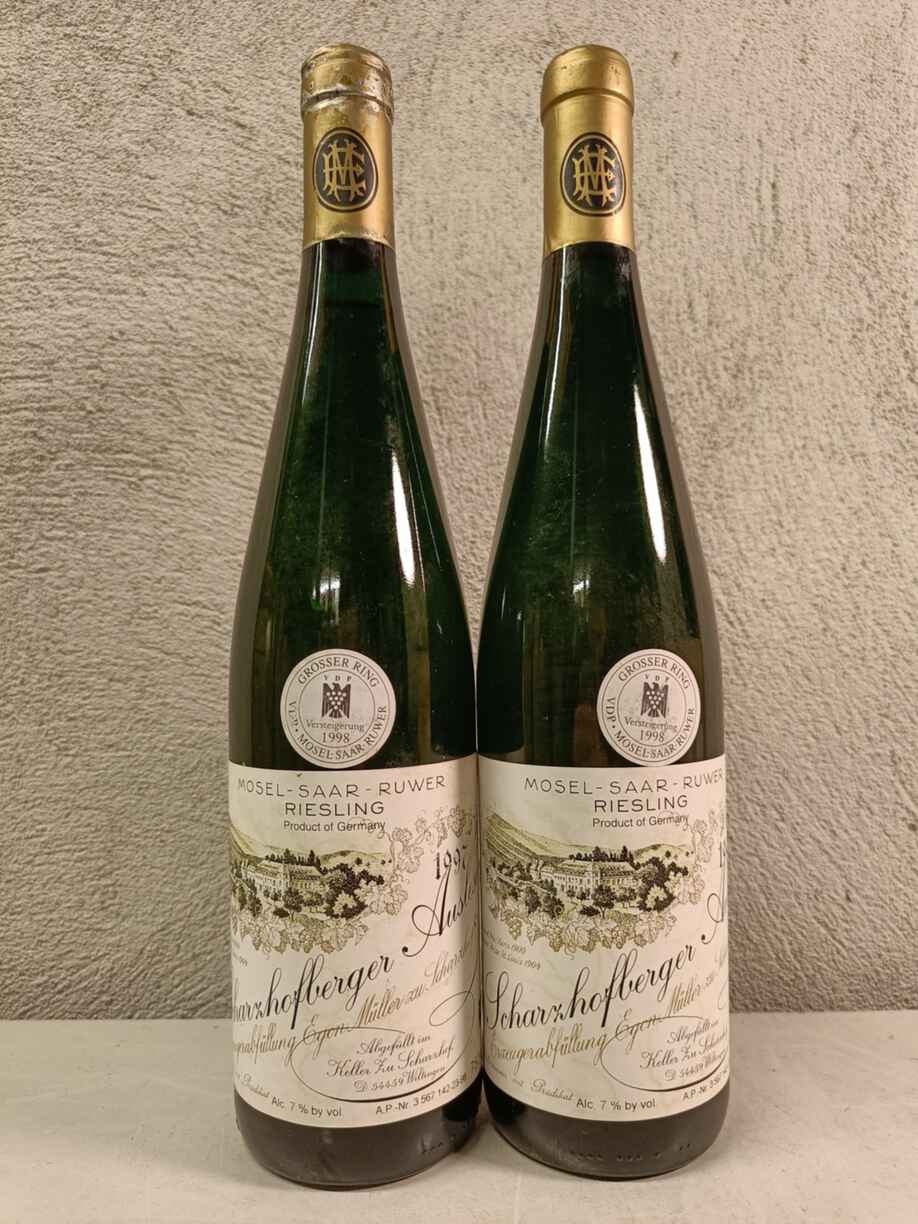 Egon Muller Scharzhofberger Riesling Auslese Gk Grosser Ring 1997