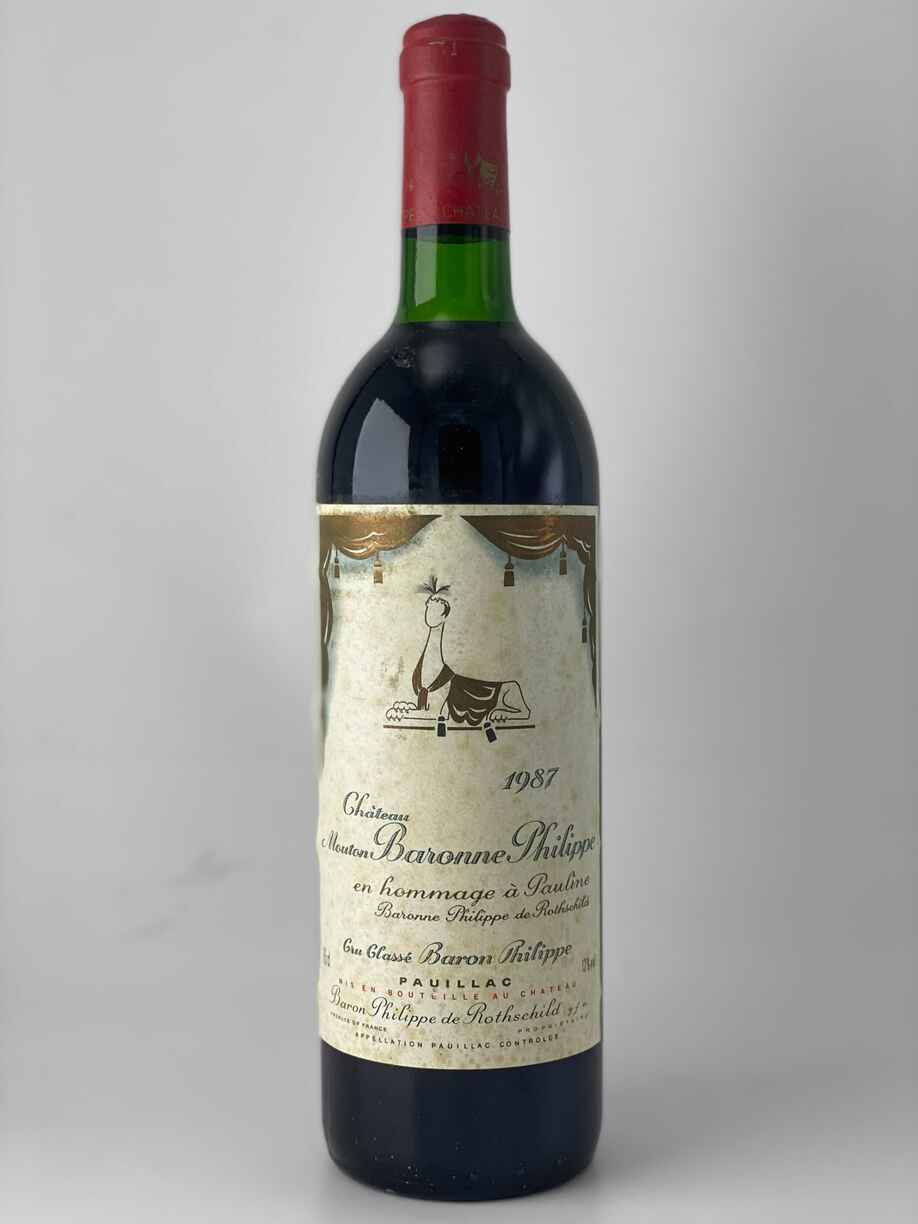 Chateau Mouton Baronne Philippe 1987