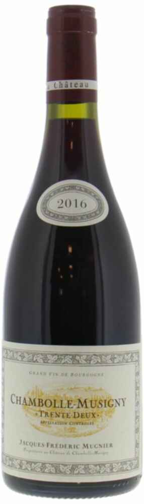 Jacques Frederic Mugnier Chambolle Musigny Trente Deux 2016