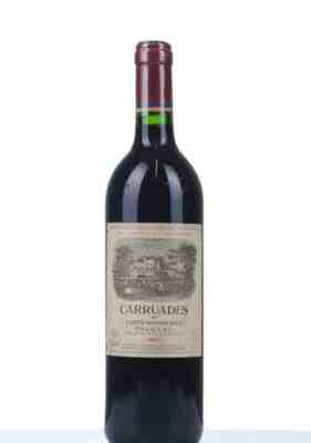 Chateau Lafite Rothschild Carruades De Lafite Rothschild 1989